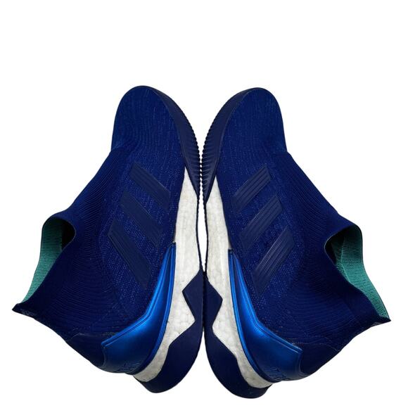 Adidas Predator Tango 18+ Blue Lightweight Midtop Sneakers Men's Size 9.5 - Picture 8 of 10
